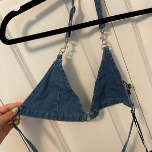 Dollskill Denim Bralette